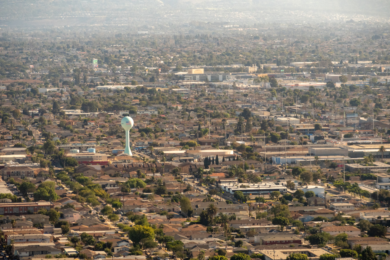 Panoramic Image of Hawthorne, CA